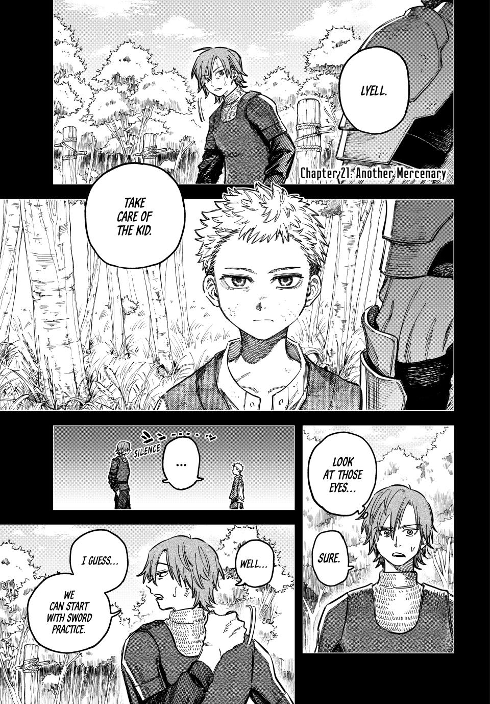The Witch and the Mercenary chapter 21 page 1
