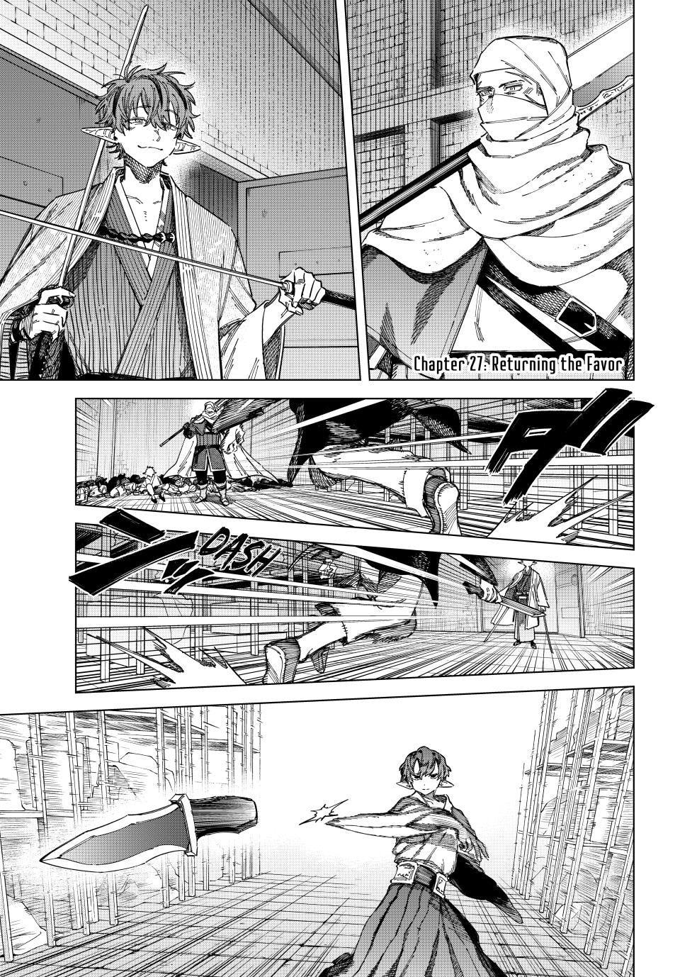 The Witch and the Mercenary chapter 27 page 1