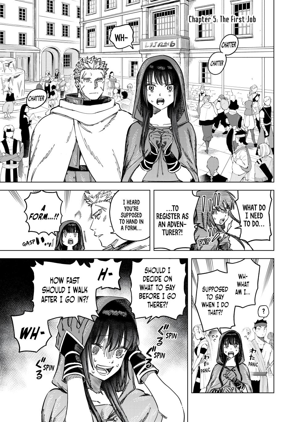 The Witch and the Mercenary chapter 5 page 1