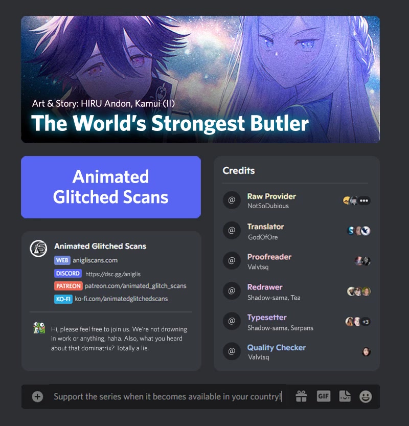 The World’s Strongest Butler: I Was Banished From the Black Workplace, and I Was Picked Up by an Ice Lady. chapter 10 page 1