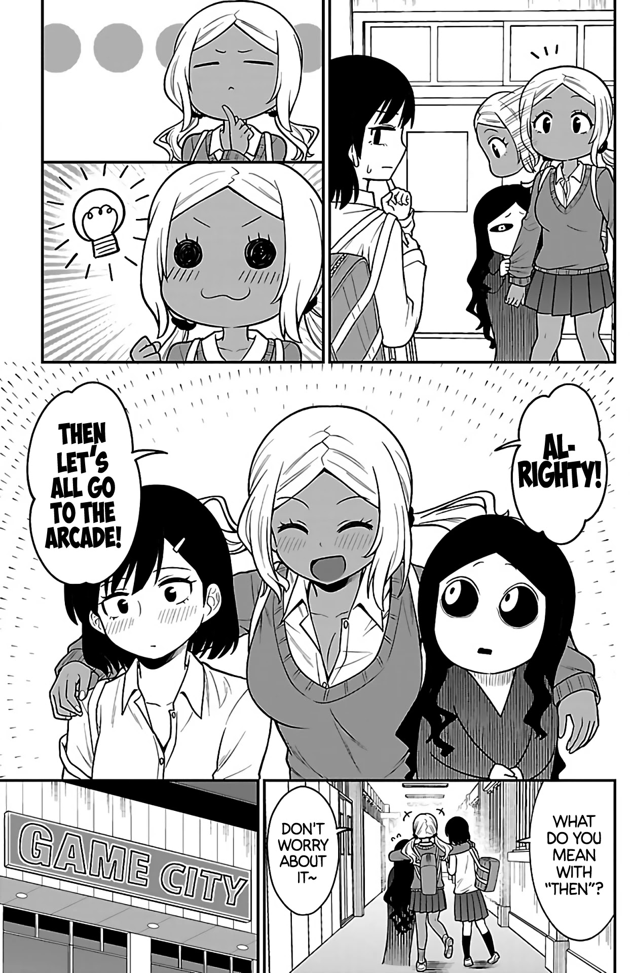 There's a Ghost behind that Gyaru chapter 3 page 3