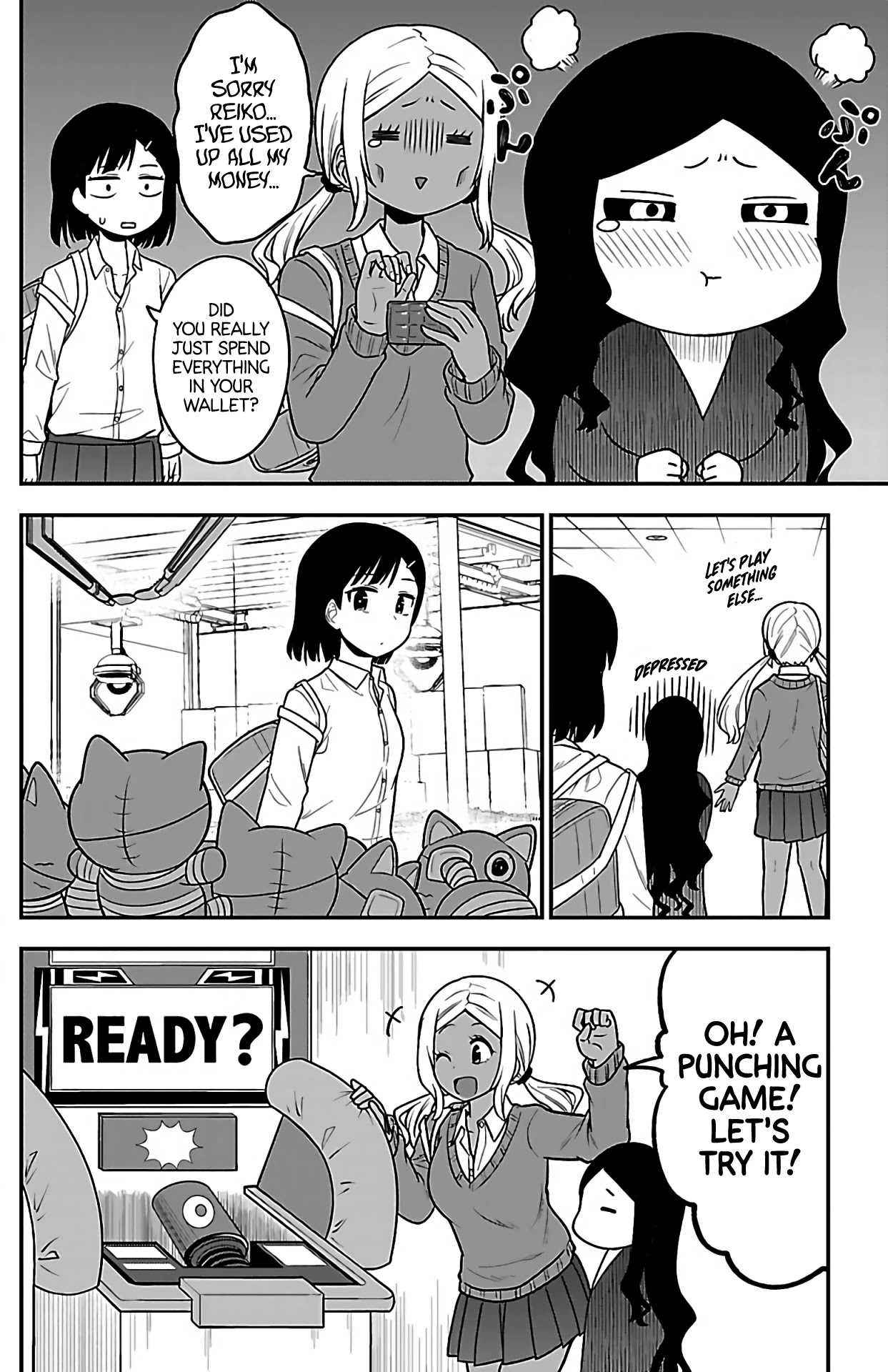 There's a Ghost behind that Gyaru chapter 3 page 8
