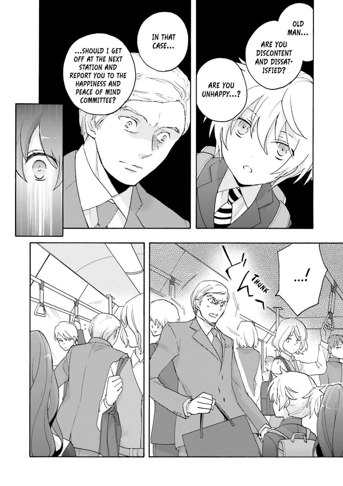 This is the Happiness and Peace of Mind Committee. chapter 3 page 12