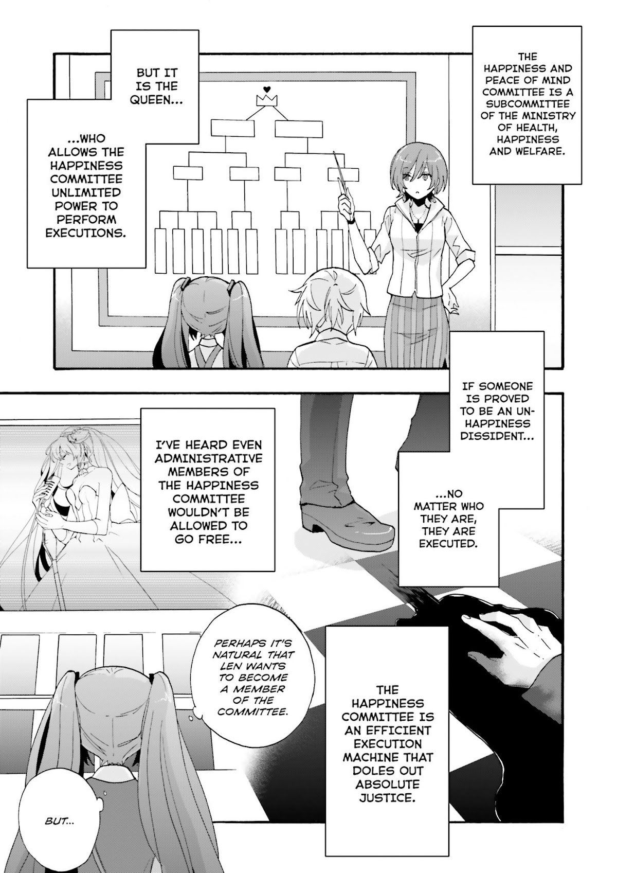 This is the Happiness and Peace of Mind Committee. chapter 5 page 15