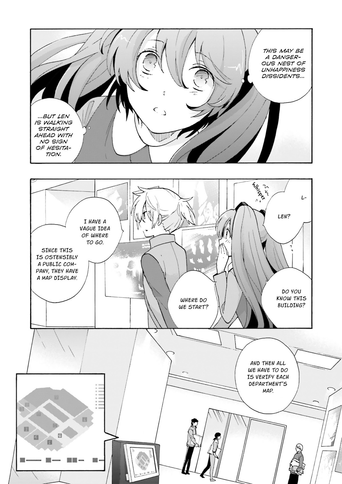 This is the Happiness and Peace of Mind Committee. chapter 6 page 3