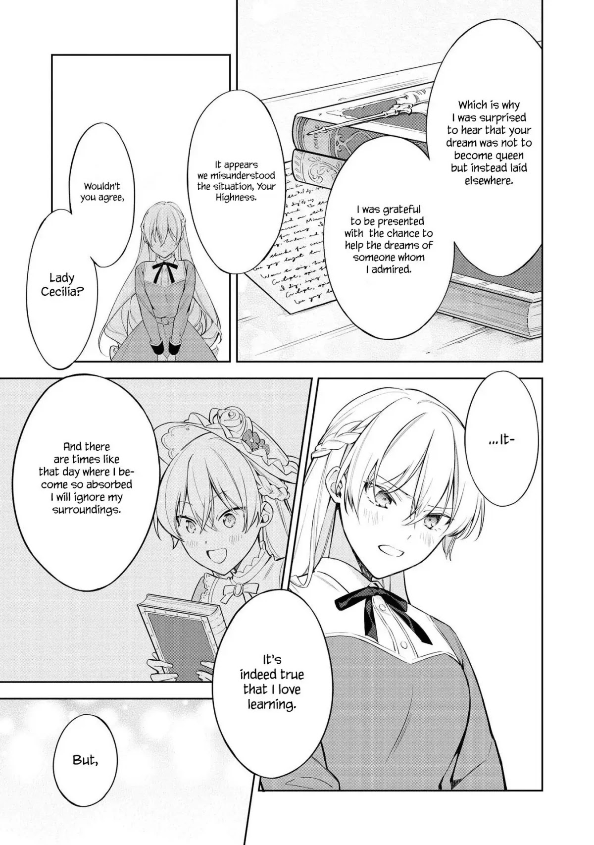 Though I May Be a Villainess, I'll Show You I Can Obtain Happiness! chapter 23 page 28