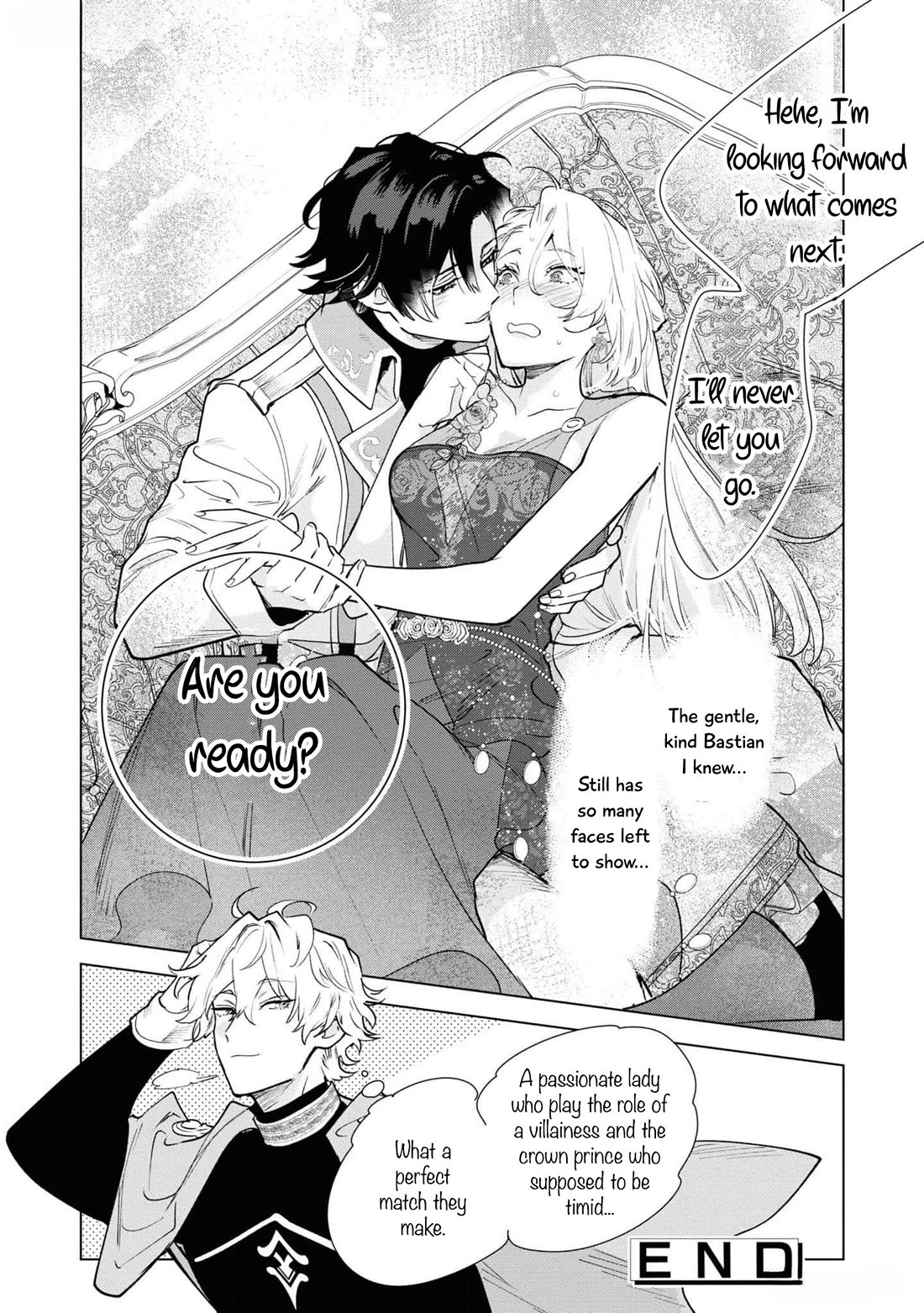 Though I May Be a Villainess, I'll Show You I Can Obtain Happiness! chapter 54 page 42