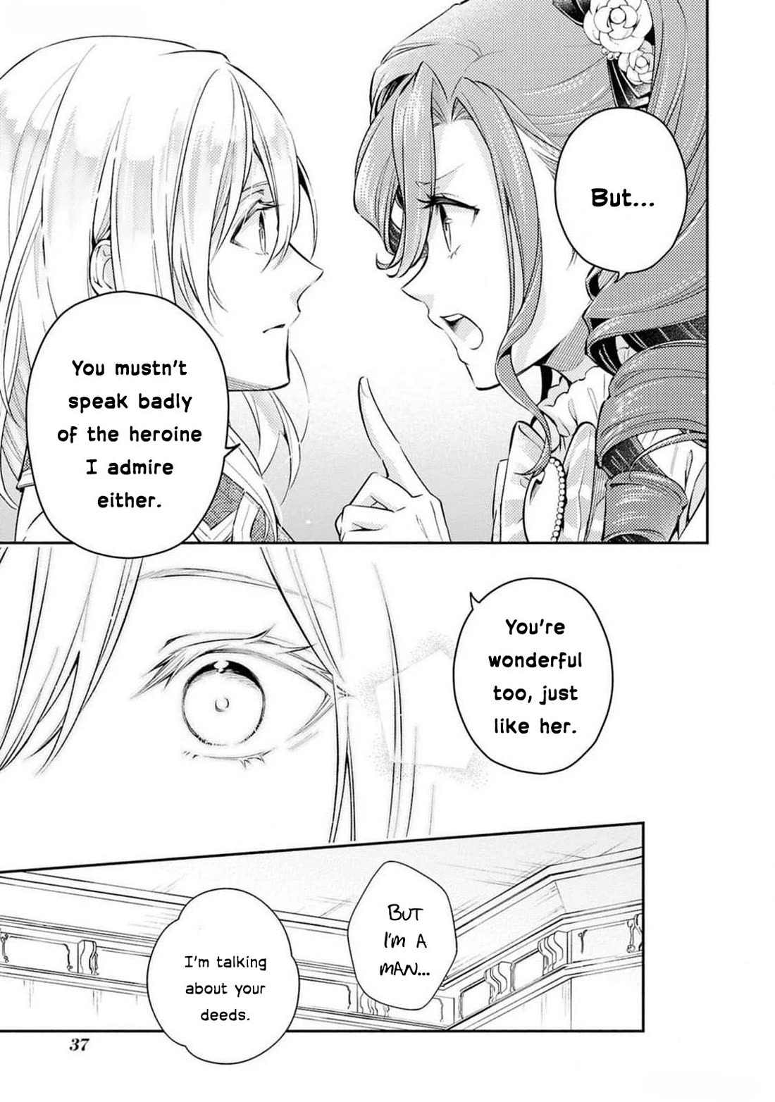 Though I May Be a Villainess, I'll Show You I Can Obtain Happiness! chapter 59 page 38