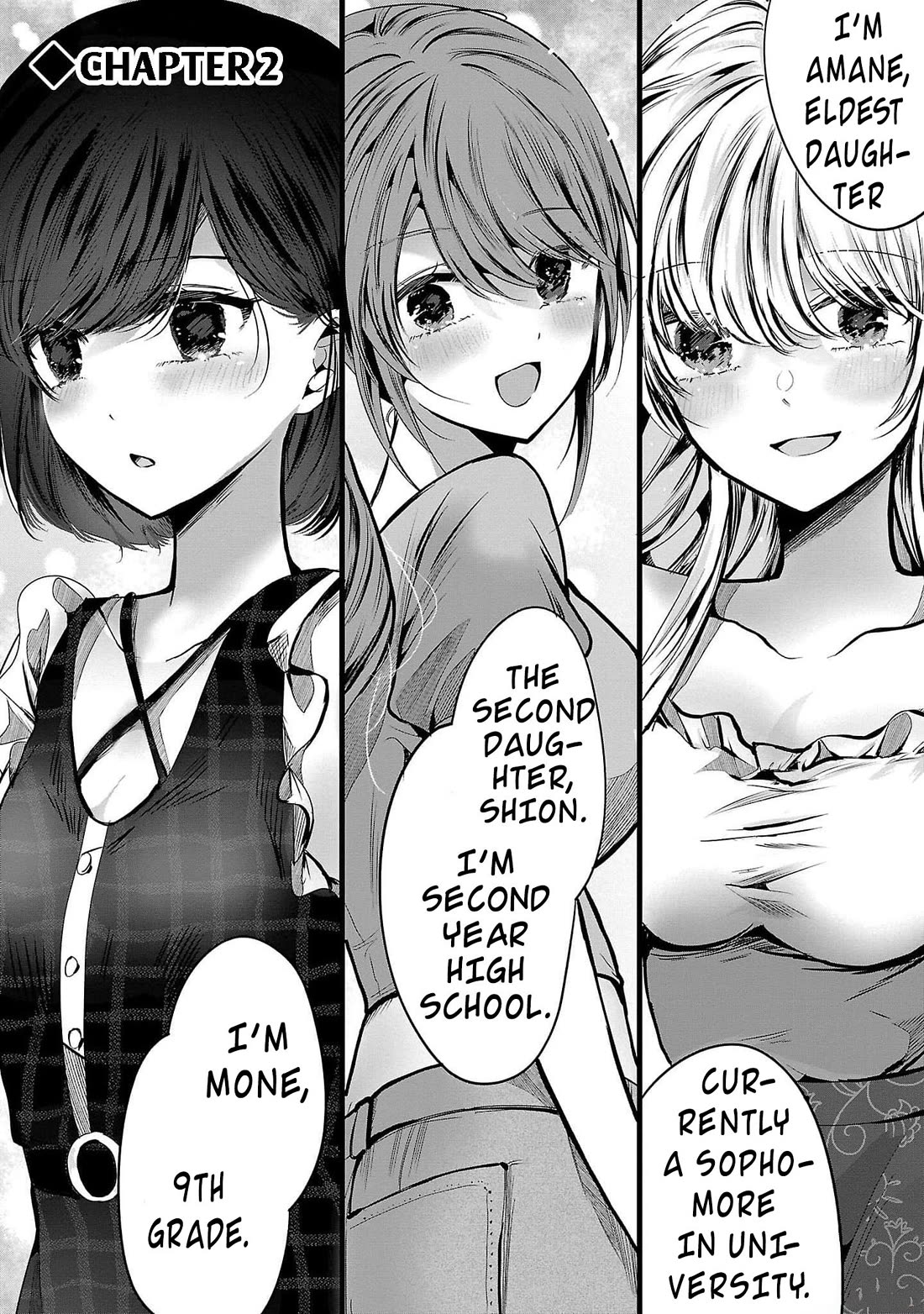 Three Sisters in Love with You chapter 2 page 1