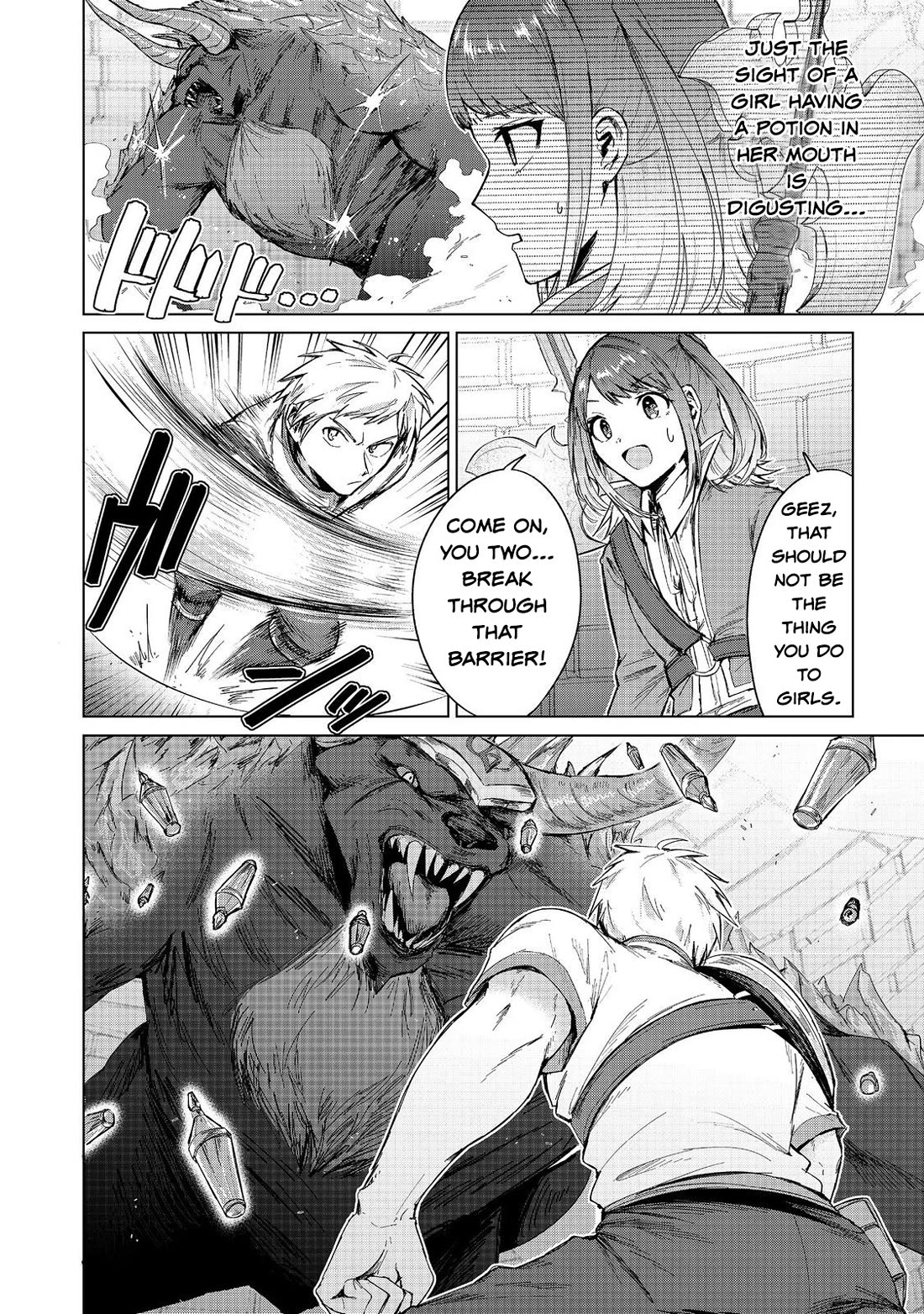 Throwing Potions at 160km/h! I Will Become the Strongest Adventurer by Throwing a Universal Recovery Medicine!? @COMIC chapter 13 page 12