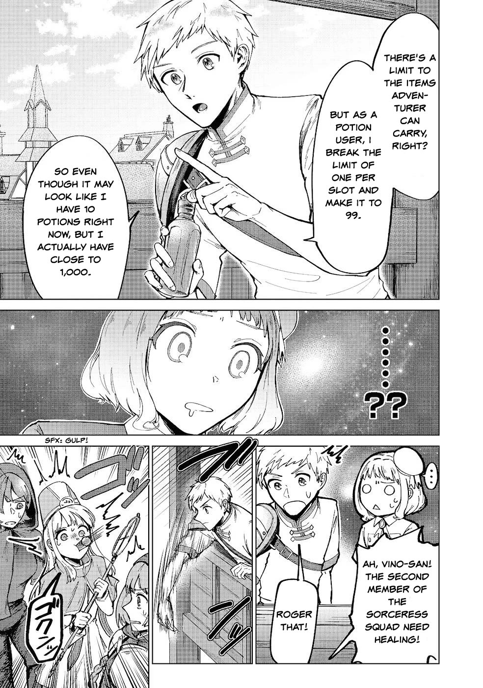 Throwing Potions at 160km/h! I Will Become the Strongest Adventurer by Throwing a Universal Recovery Medicine!? @COMIC chapter 7 page 7