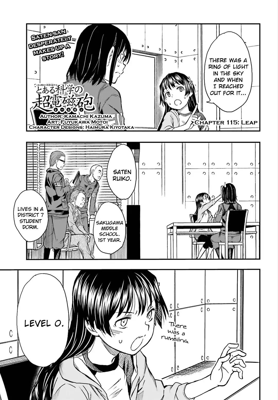 To Aru Kagaku no Choudenjibou chapter 115 page 1