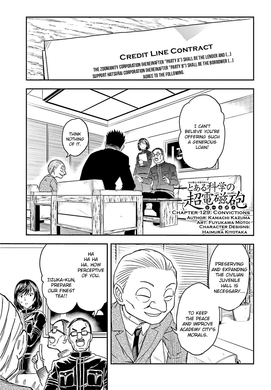 To Aru Kagaku no Choudenjibou chapter 129 page 1