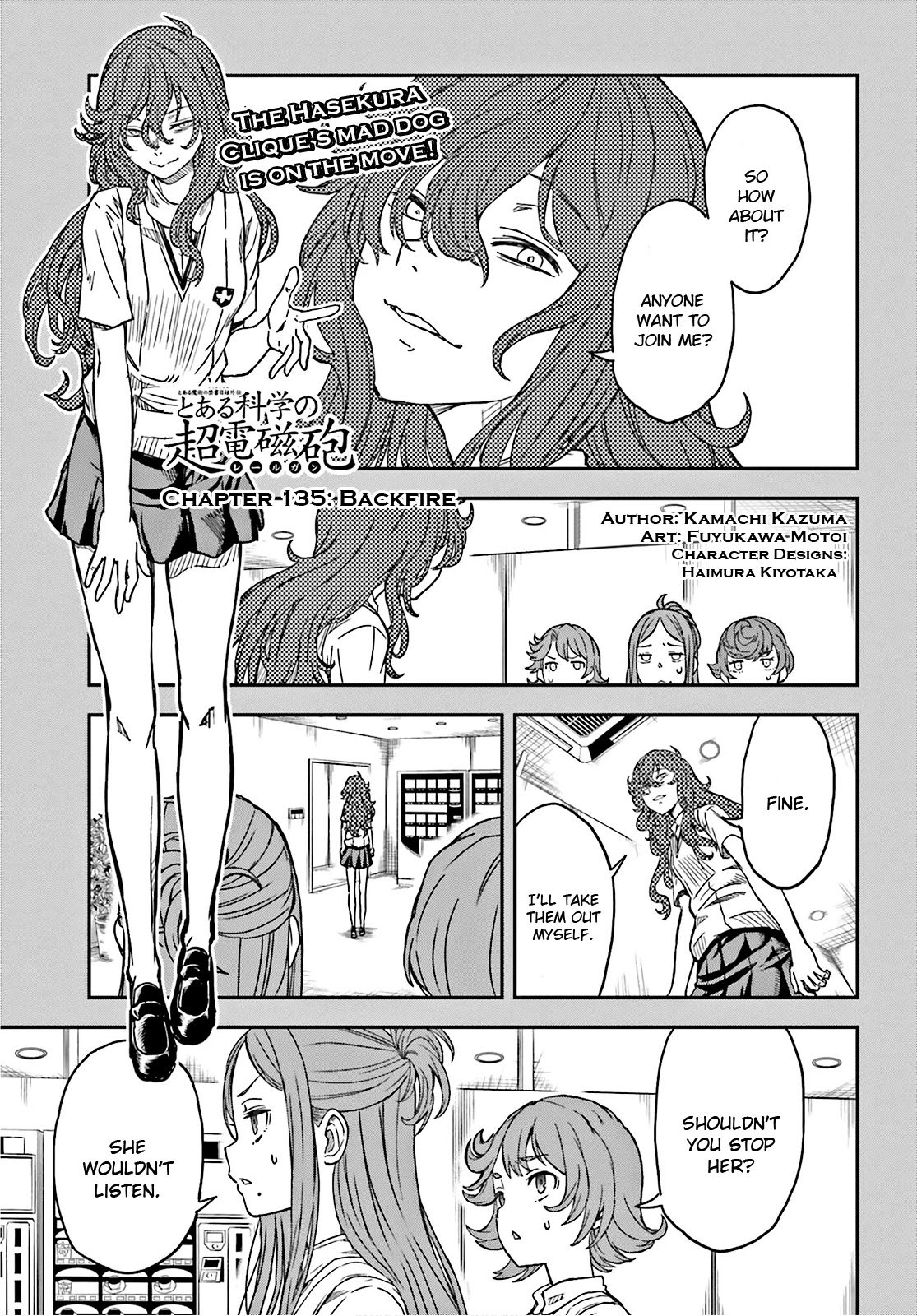 To Aru Kagaku no Choudenjibou chapter 135 page 1