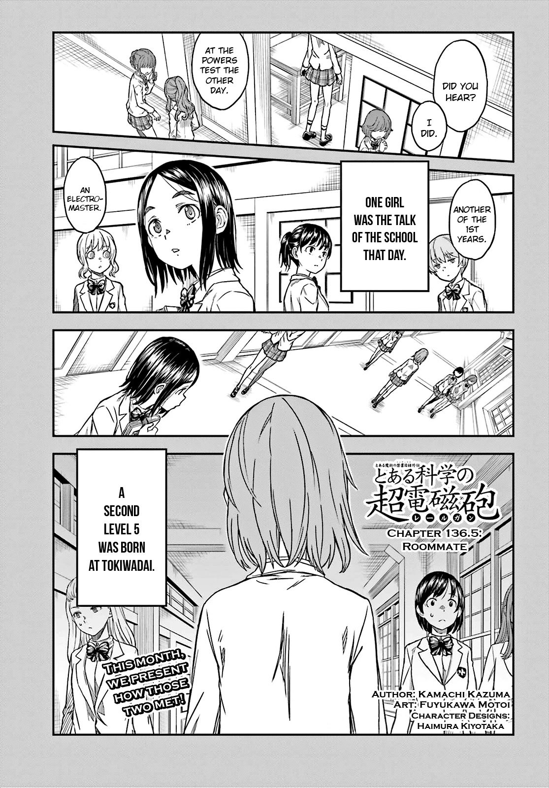 To Aru Kagaku no Choudenjibou chapter 136.5 page 1