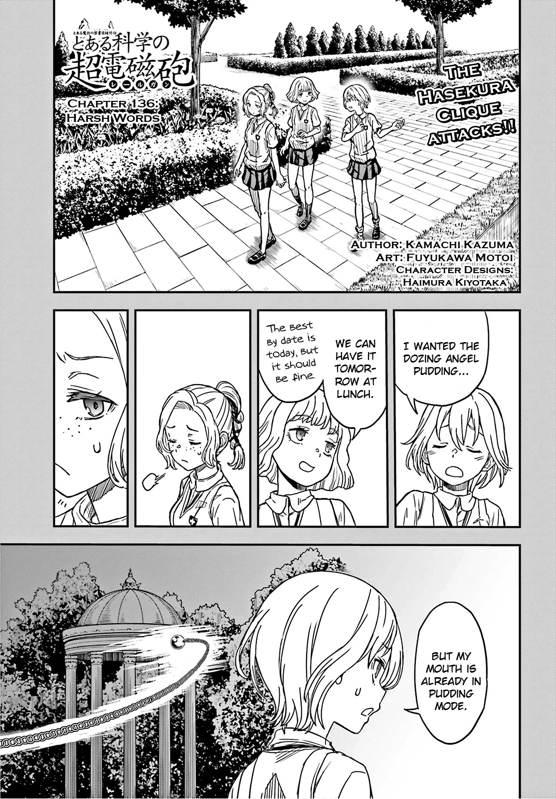 To Aru Kagaku no Choudenjibou chapter 136 page 1