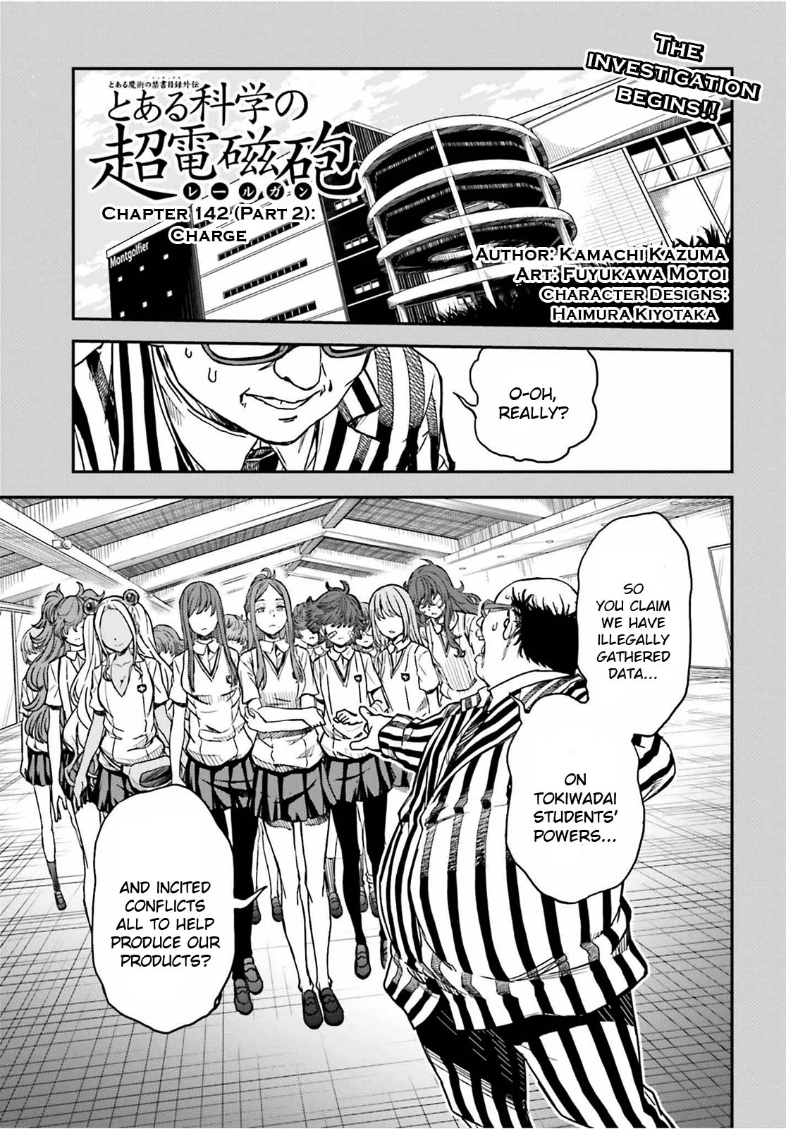 To Aru Kagaku no Choudenjibou chapter 142.2 page 1