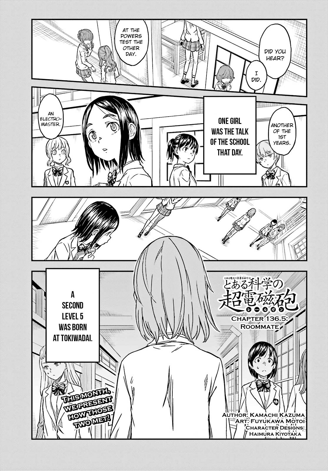 To Aru Kagaku no Choudenjibou chapter 143.5 page 1