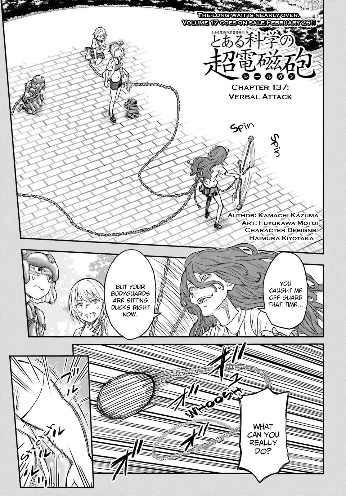 To Aru Kagaku no Choudenjibou chapter 144 page 1