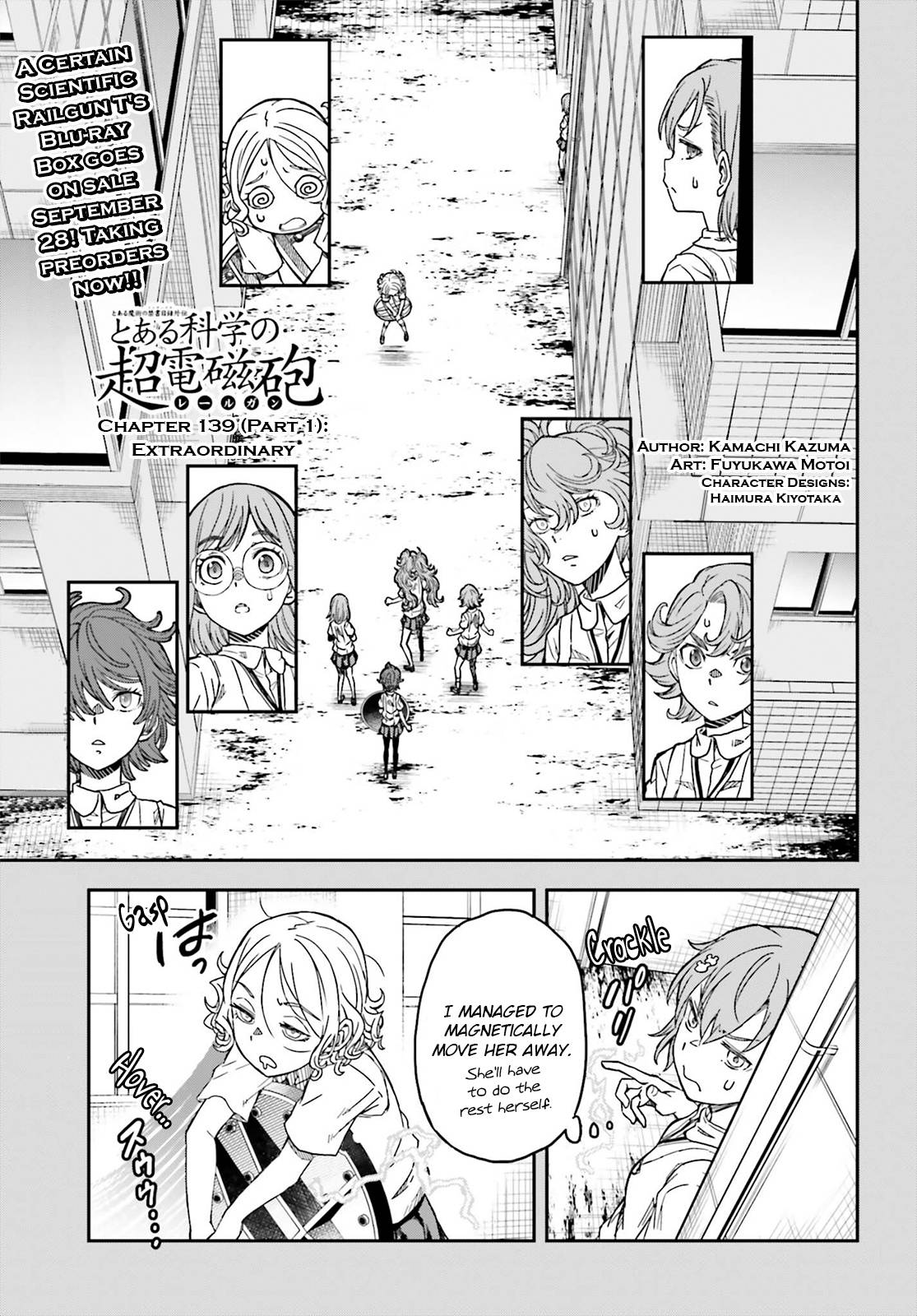 To Aru Kagaku no Choudenjibou chapter 146.1 page 1