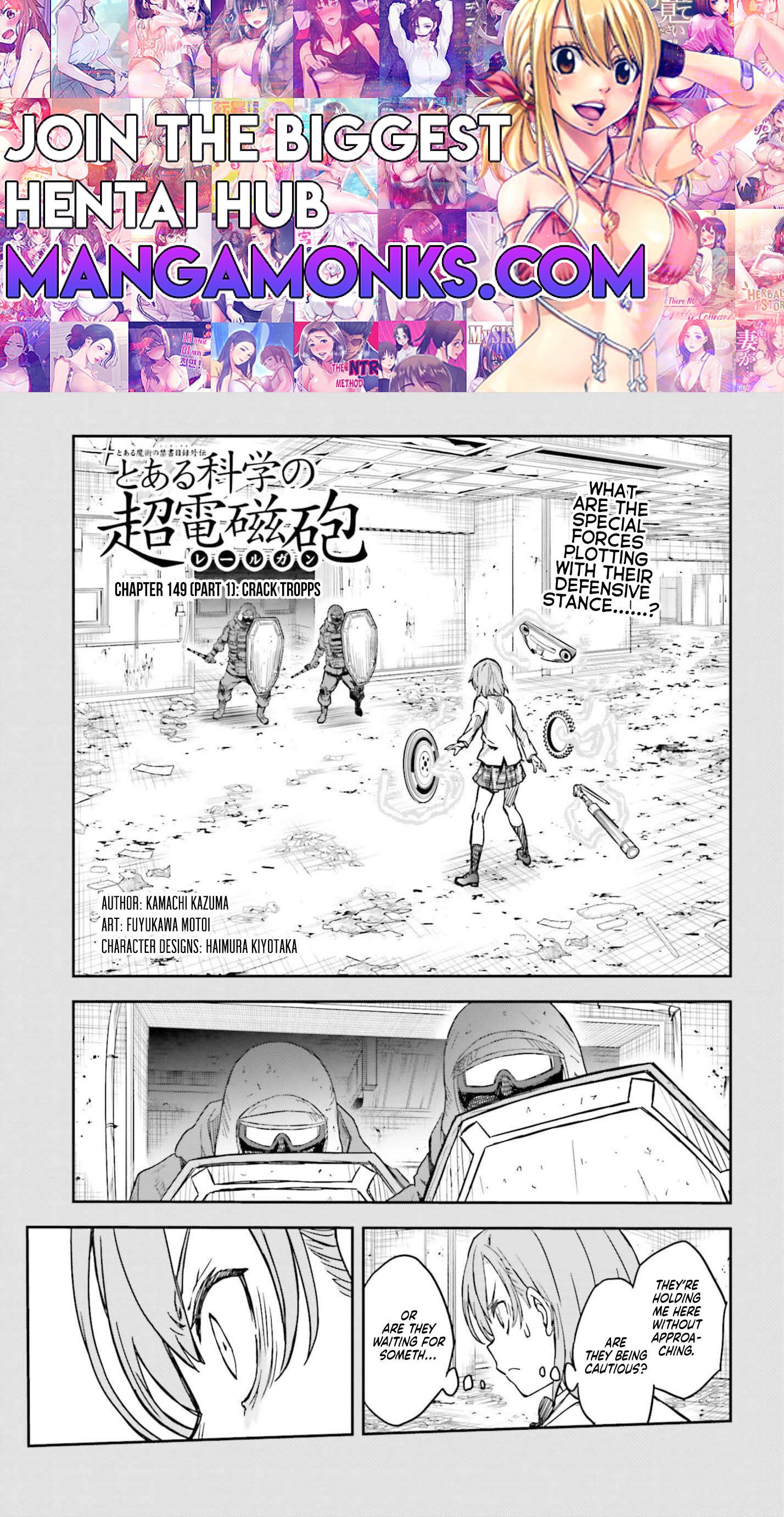 To Aru Kagaku no Choudenjibou chapter 149.1 page 1