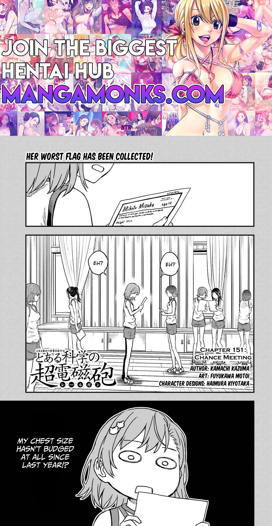 To Aru Kagaku no Choudenjibou chapter 151 page 1