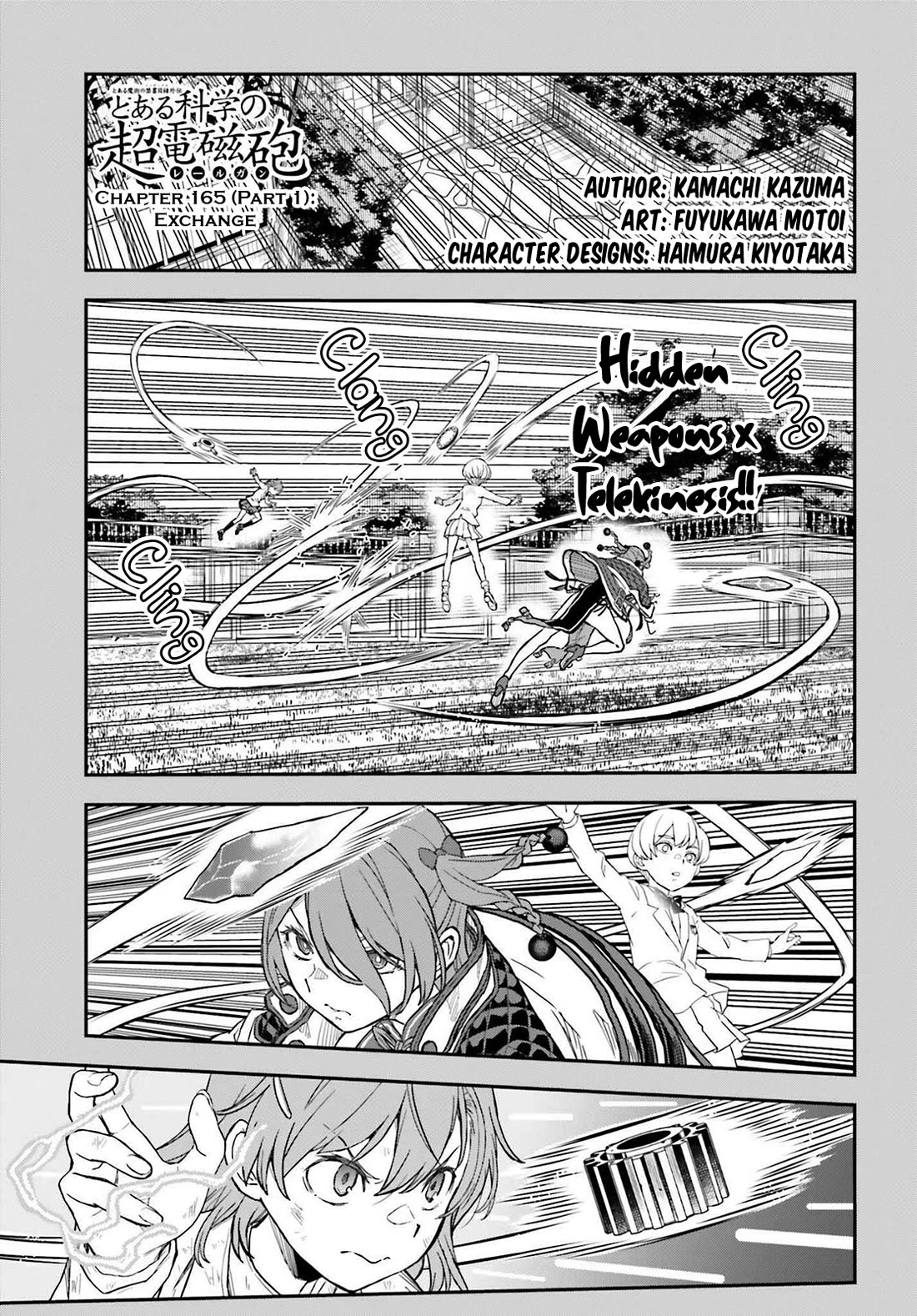 To Aru Kagaku no Choudenjibou chapter 165.1 page 1