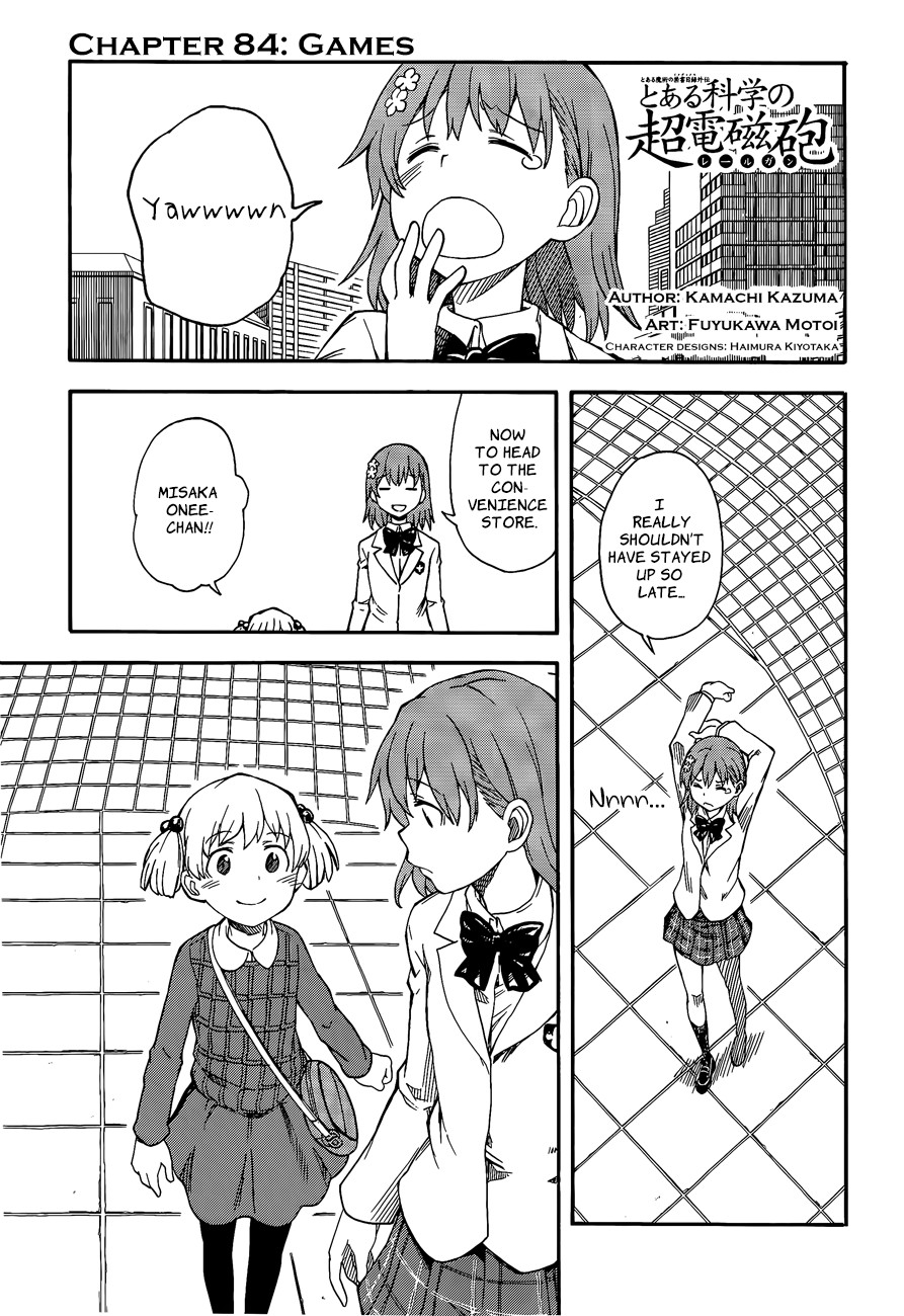 To Aru Kagaku no Choudenjibou chapter 84 page 1