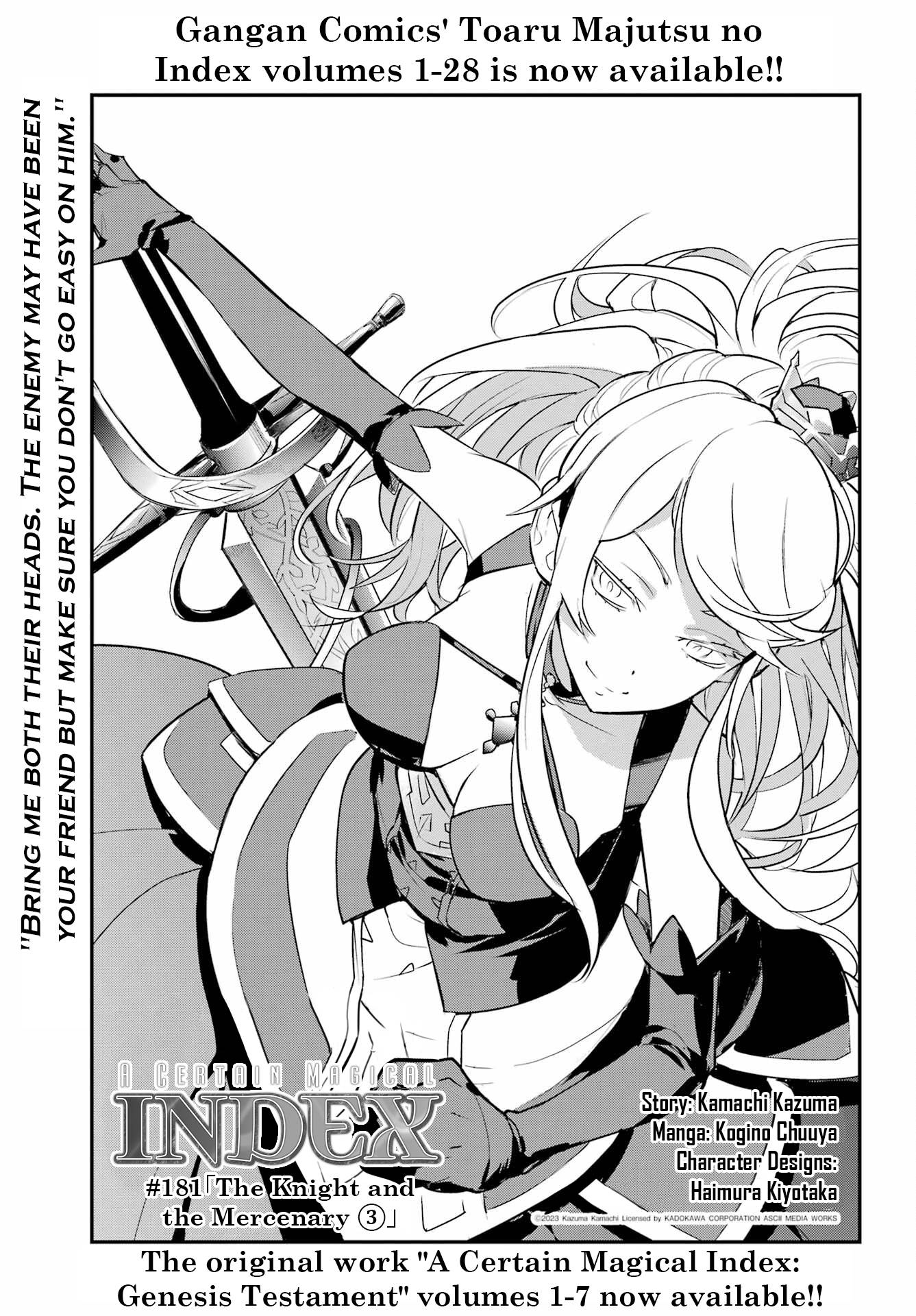 To Aru Majutsu no Index chapter 181 page 1