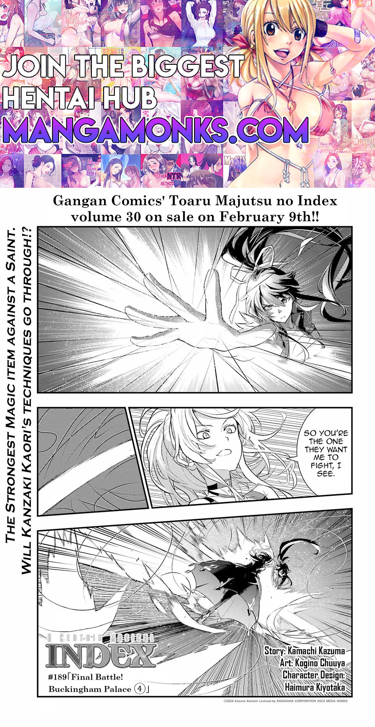 To Aru Majutsu no Index chapter 189 page 1