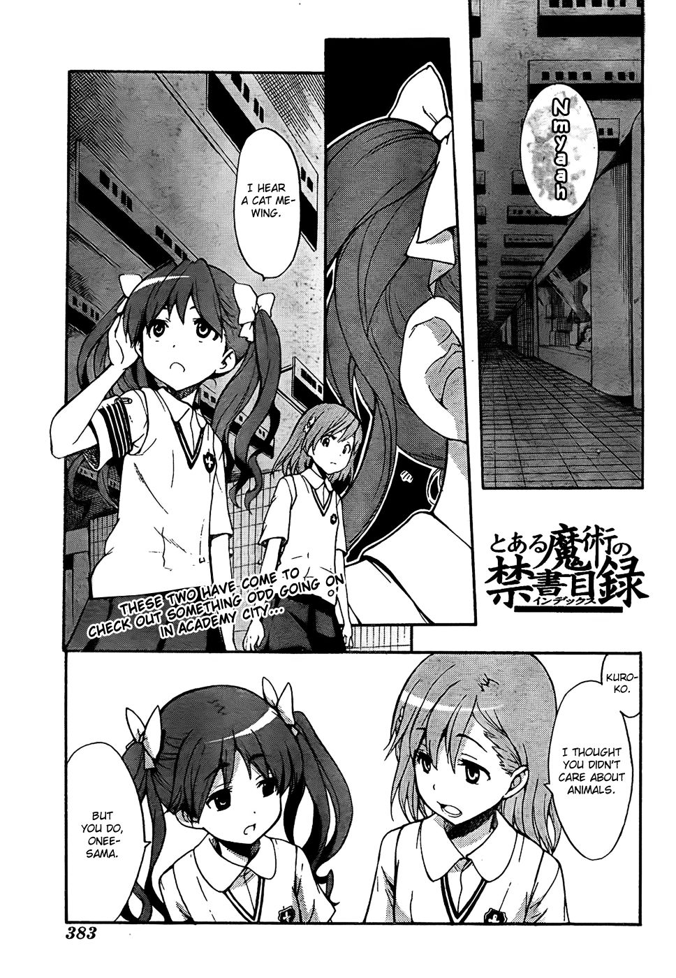 To Aru Majutsu no Index chapter 38 page 1