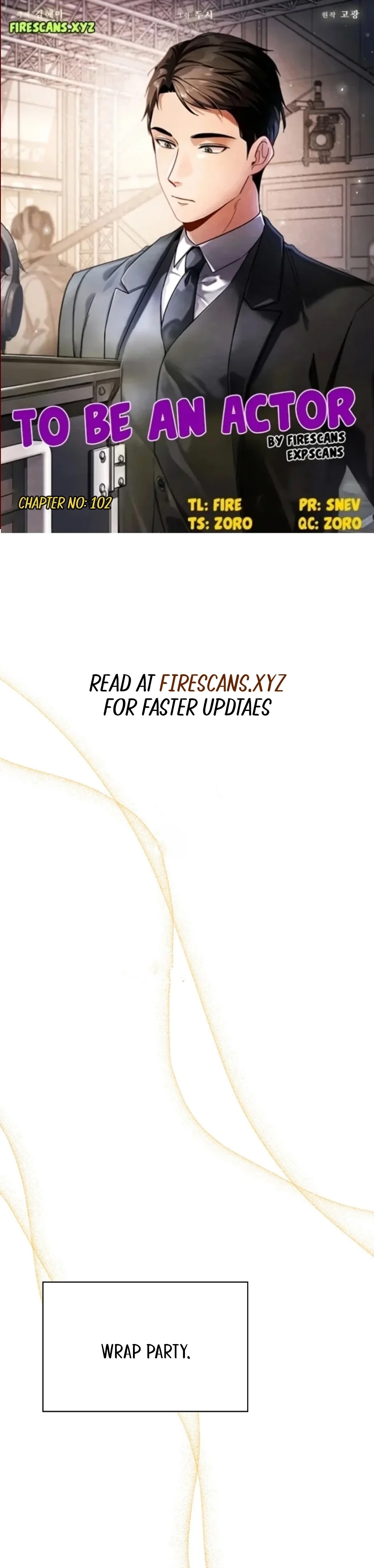 To Be an Actor chapter 102 page 1