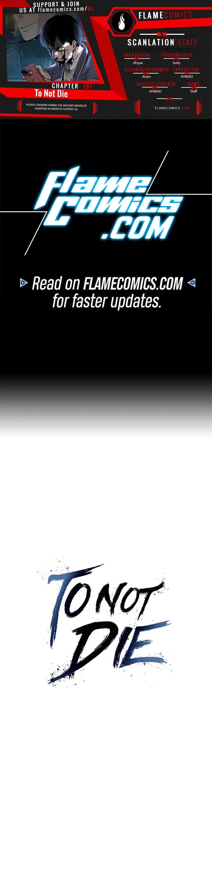 To Not Die chapter 191 page 1