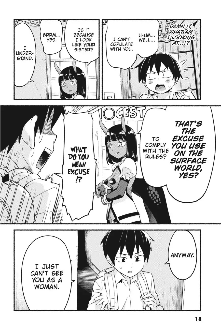 To Save the World, Can You Lie in Bed With Me, a Subhuman, in the Morning? chapter 11 page 18