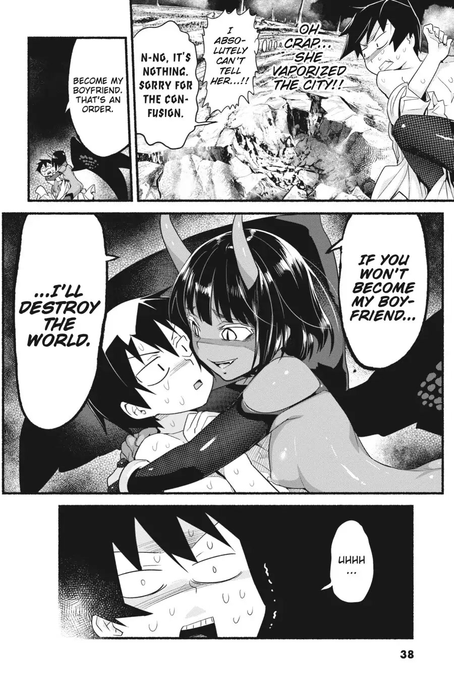 To Save the World, Can You Lie in Bed With Me, a Subhuman, in the Morning? chapter 11 page 38