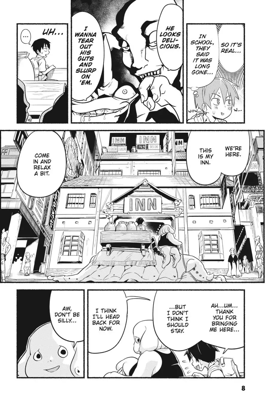 To Save the World, Can You Lie in Bed With Me, a Subhuman, in the Morning? chapter 11 page 8