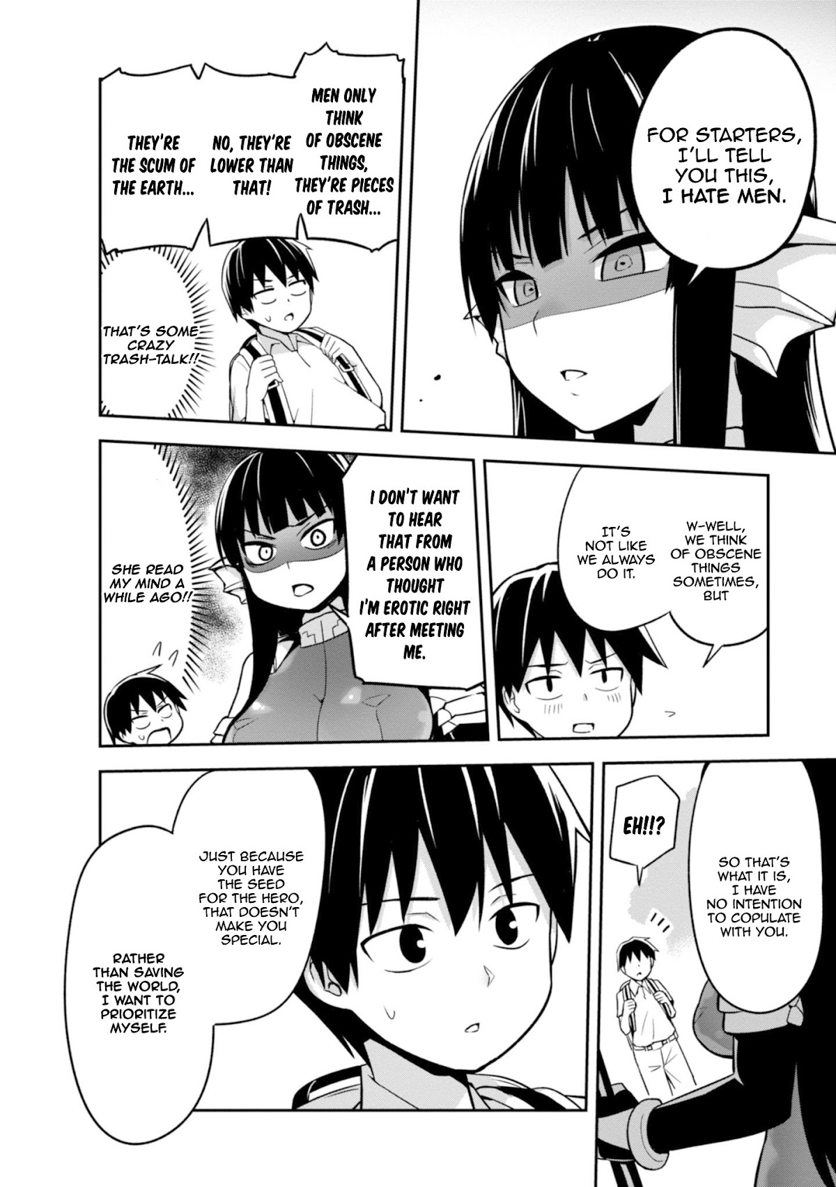 To Save the World, Can You Lie in Bed With Me, a Subhuman, in the Morning? chapter 3 page 9