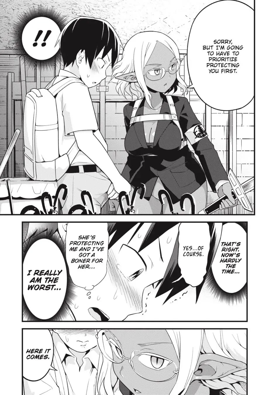 To Save the World, Can You Lie in Bed With Me, a Subhuman, in the Morning? chapter 7 page 24