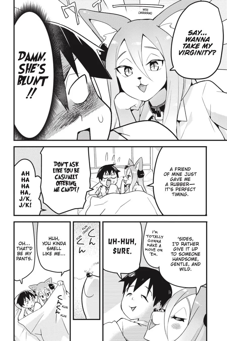 To Save the World, Can You Lie in Bed With Me, a Subhuman, in the Morning? chapter 8 page 20