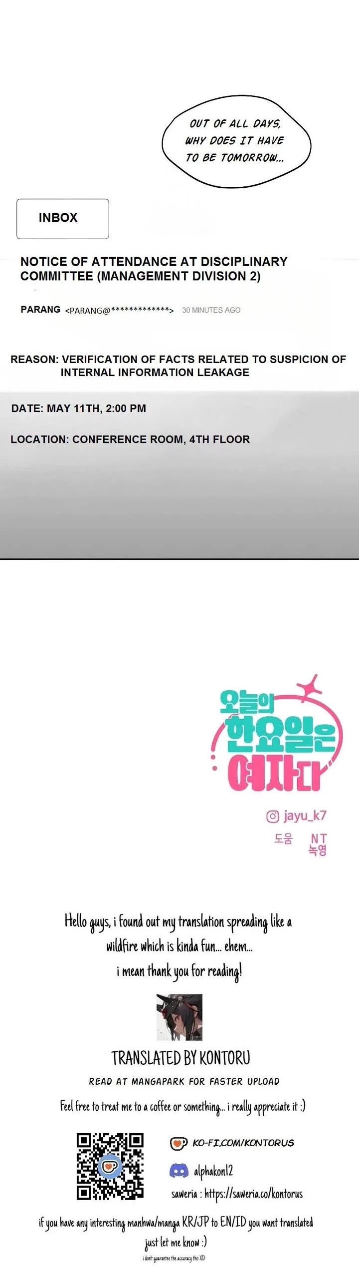 Today's Han Yoil Is a Woman chapter 31 page 43