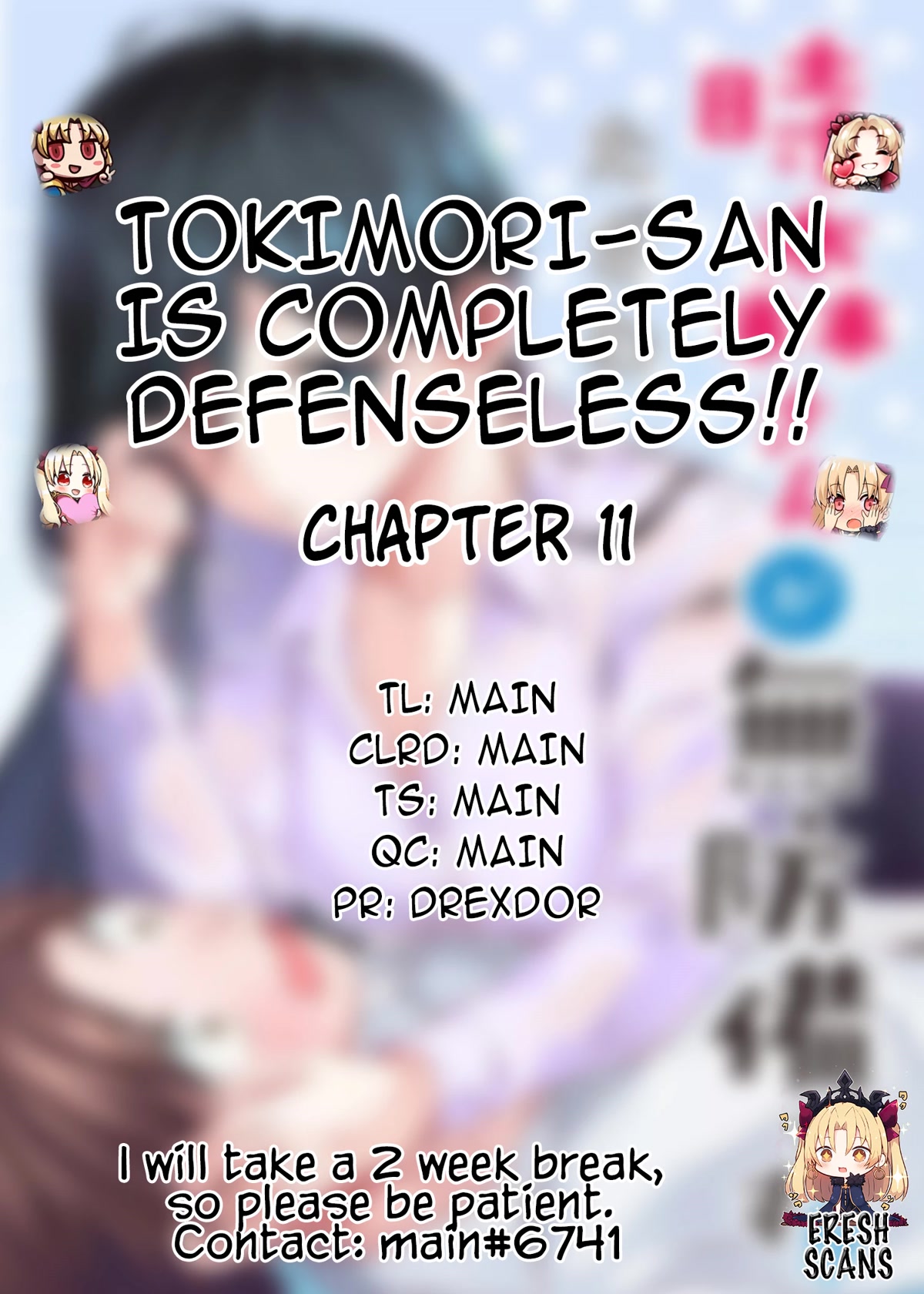 Tokimori-san Is Completely Defenseless!! chapter 11 page 1