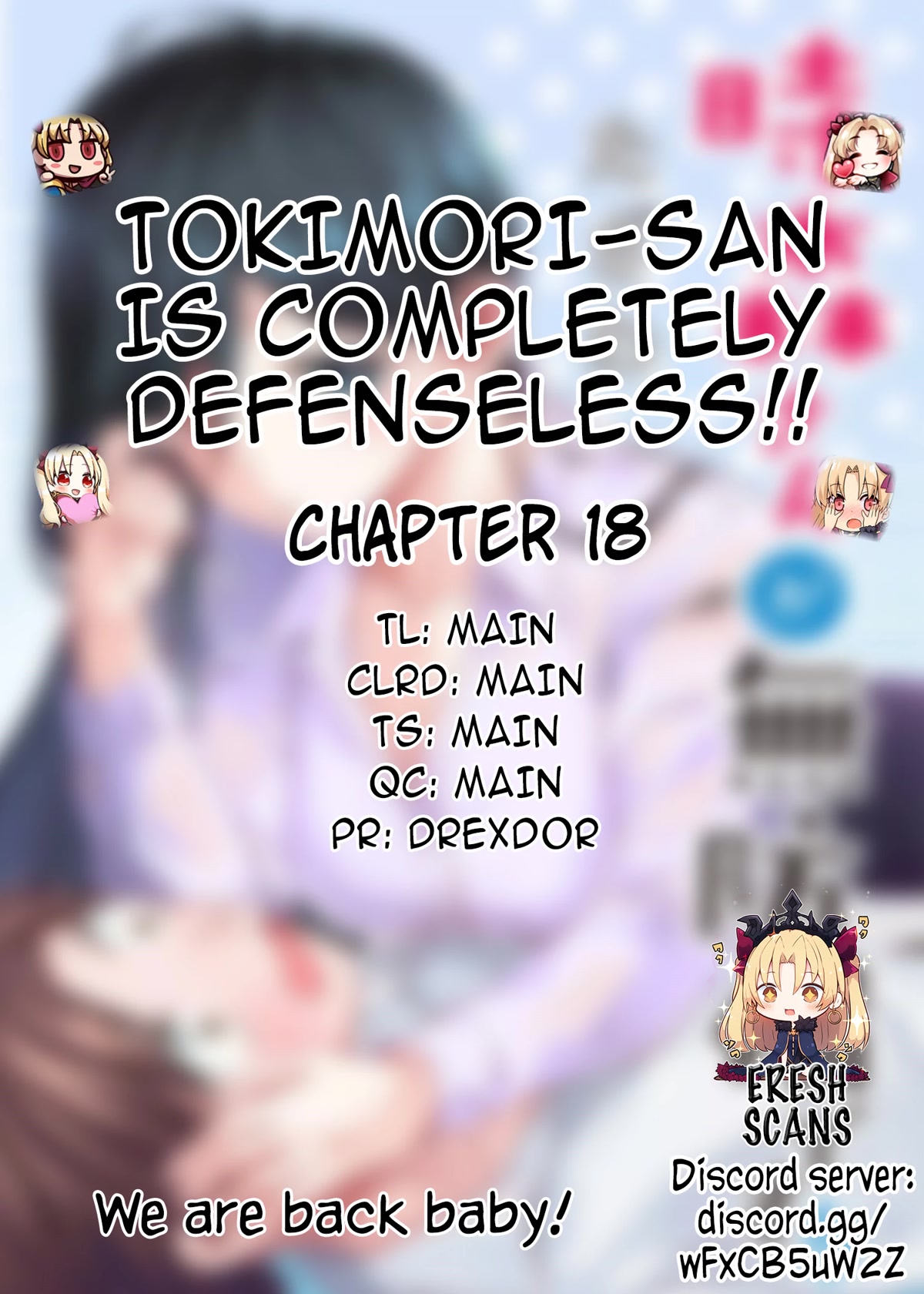 Tokimori-san Is Completely Defenseless!! chapter 18 page 1