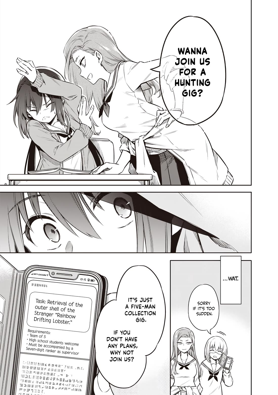 Tokyo KINOKO: The World's Strongest High School Girl with the Weakest Social Skills chapter 2 page 12