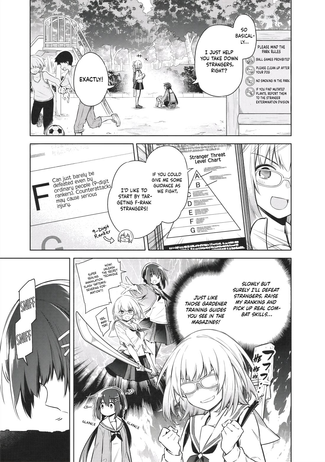 Tokyo KINOKO: The World's Strongest High School Girl with the Weakest Social Skills chapter 5 page 3