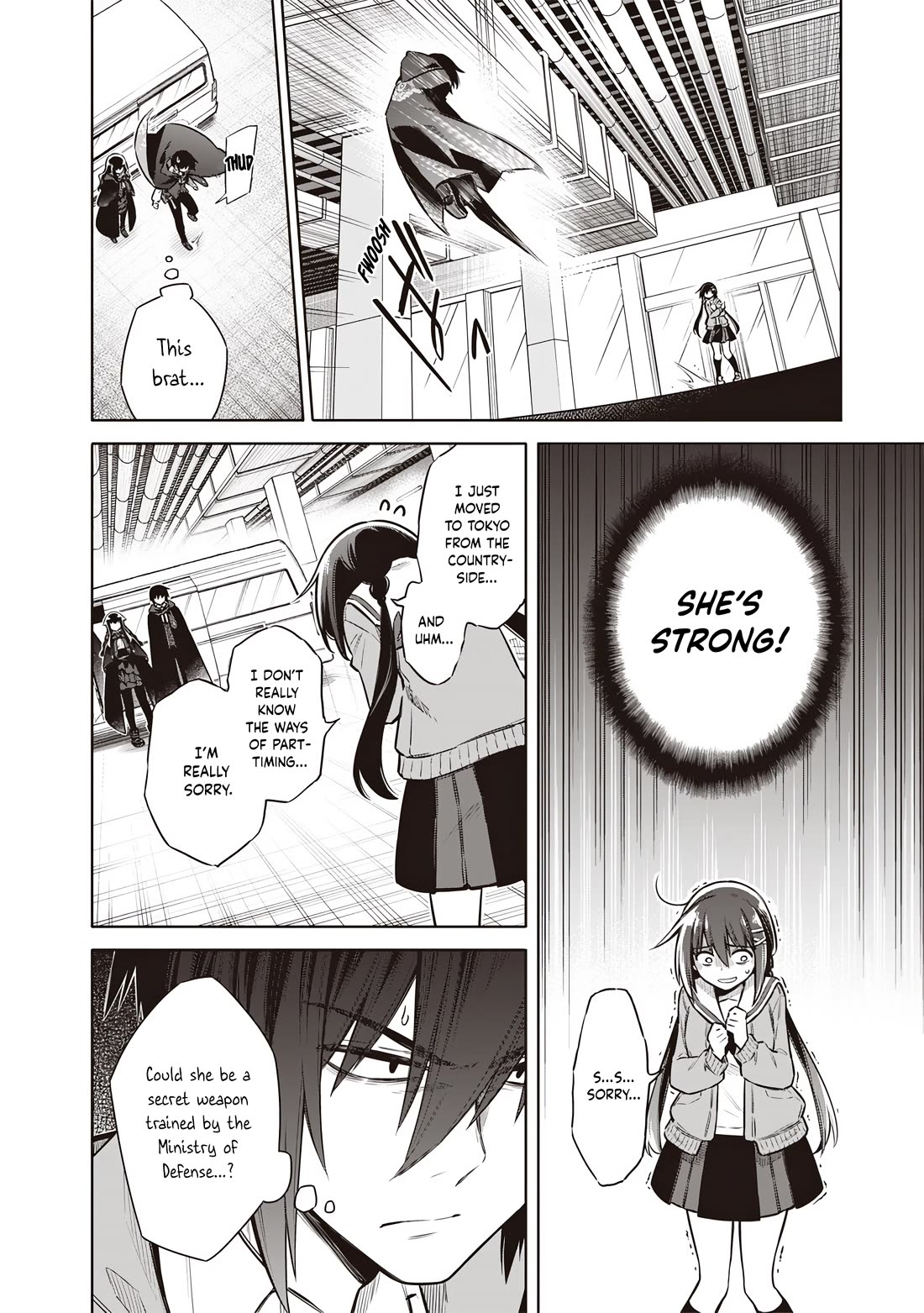 Tokyo KINOKO: The World's Strongest High School Girl with the Weakest Social Skills chapter 6 page 2