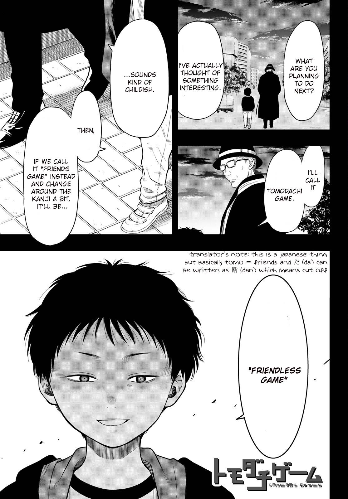 Tomodachi Game chapter 100 page 1