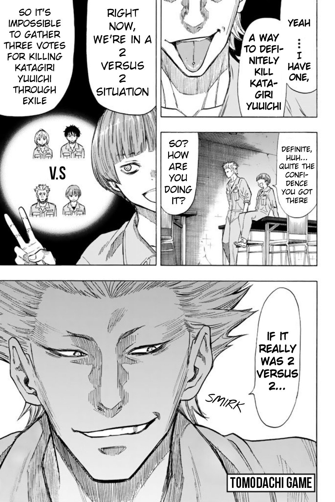 Tomodachi Game chapter 45 page 1