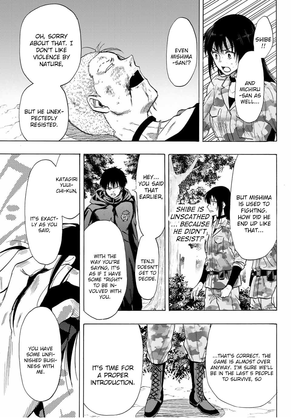 Tomodachi Game chapter 83 page 35