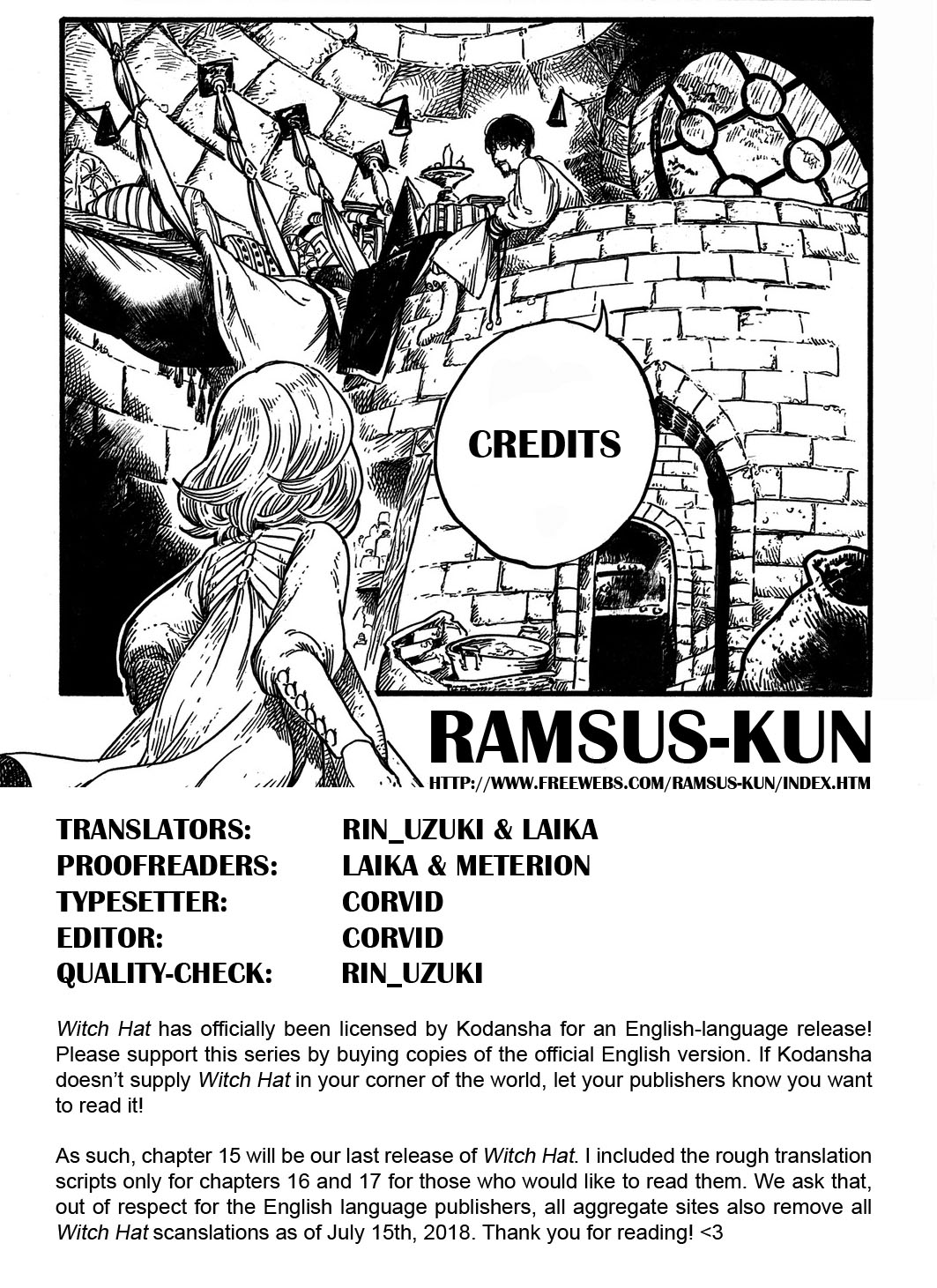 Tongari Booshi no Atorie chapter 15 page 34