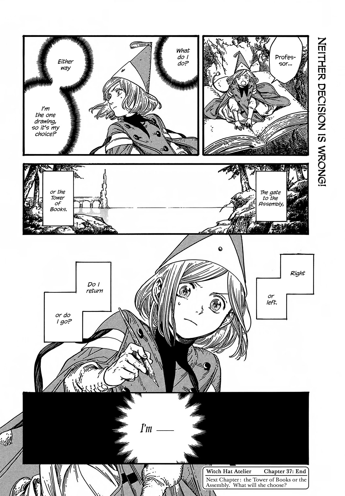 Tongari Booshi no Atorie chapter 37 page 34